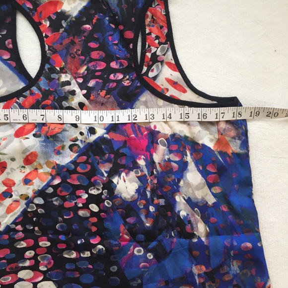 🎈4 For $20 h.i.p. Satin Multi Color Polkadot Top - Picture 5 of 6